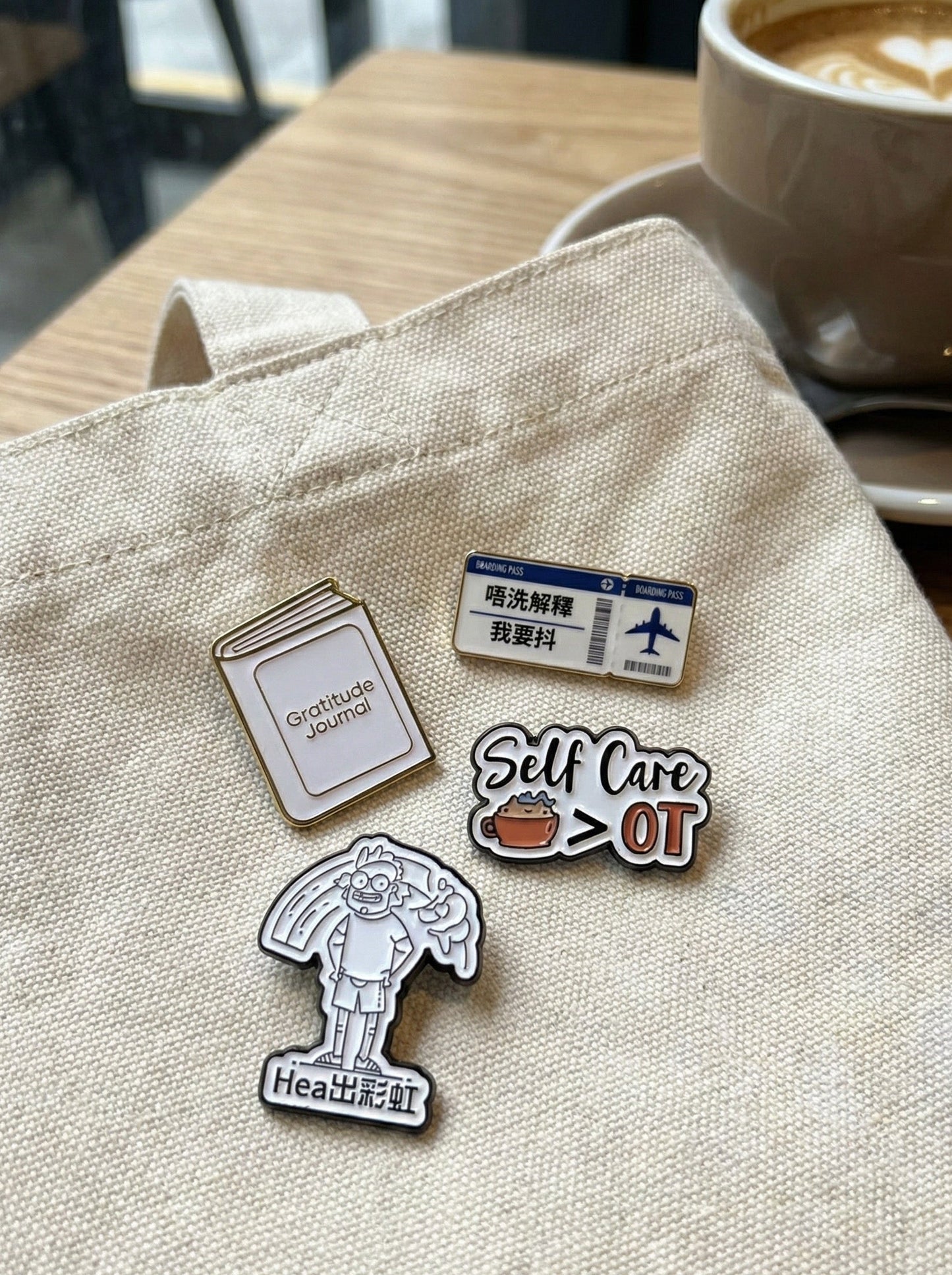 Soulnary Enamel Pin – 心靈襟章系列（4款）